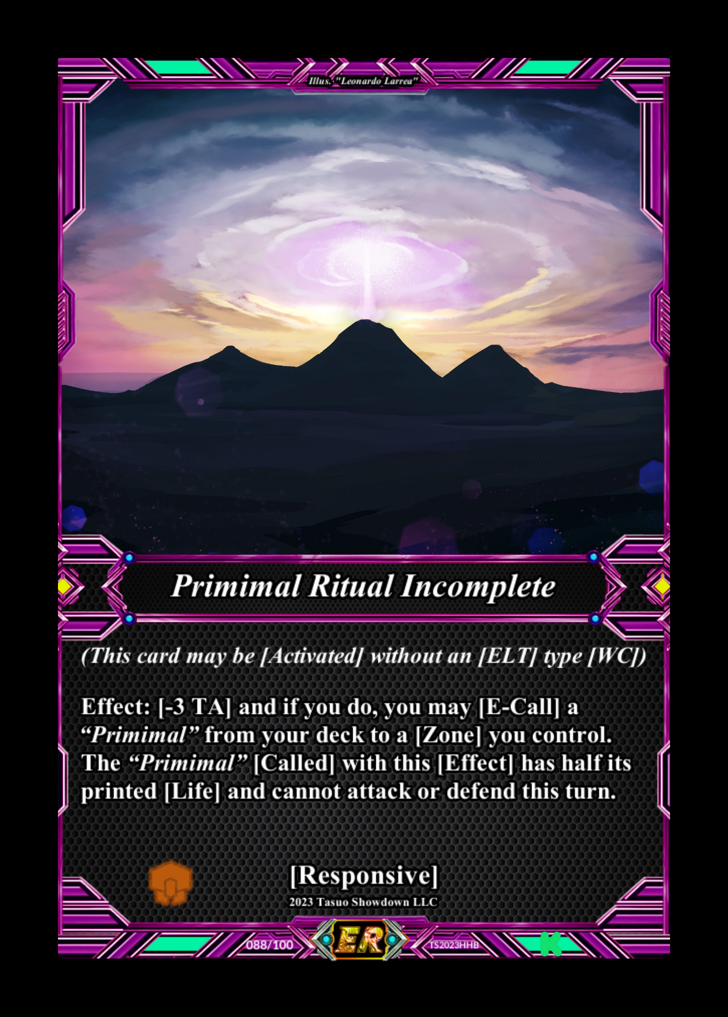 Primimal Ritual Incomplete