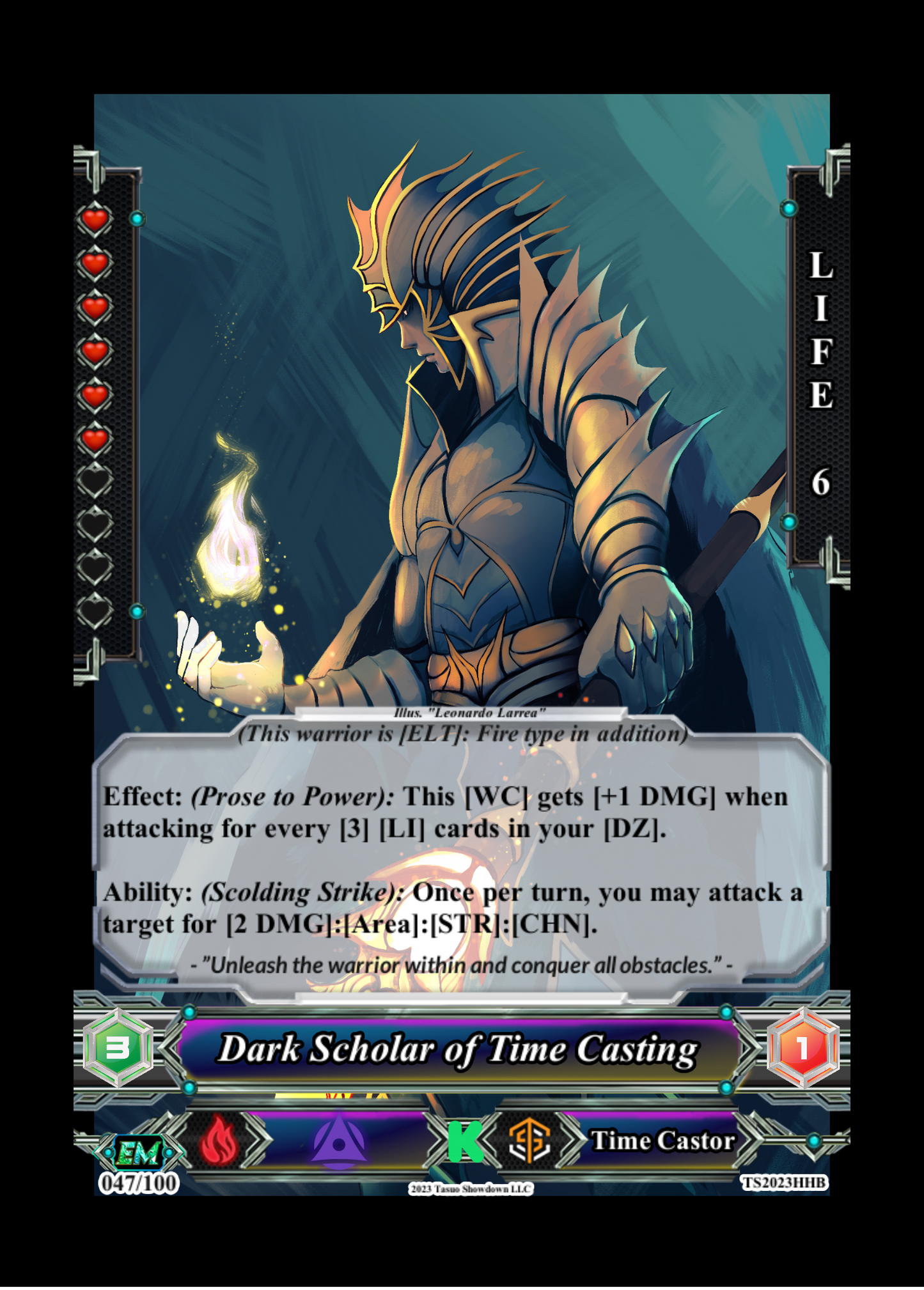 Dark Scholar of Time Casting