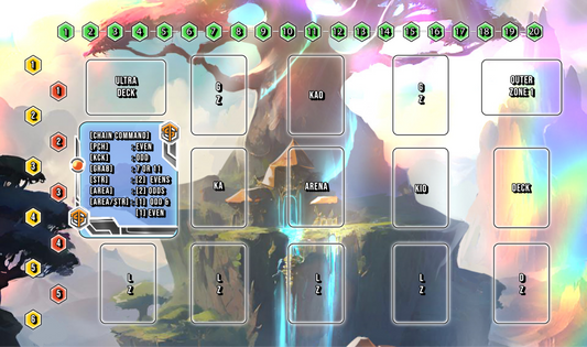 Playmat: Land of Mana North