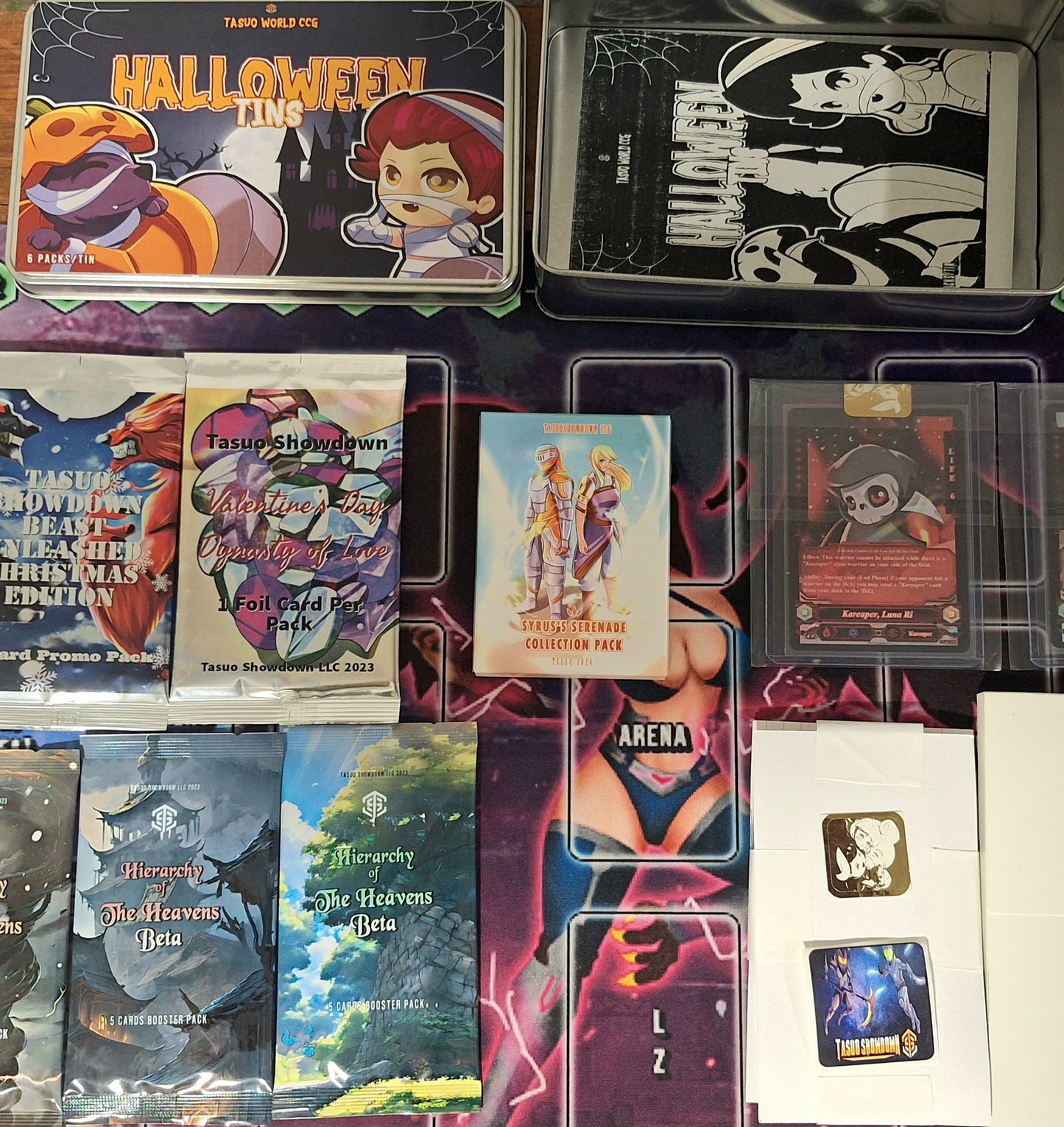 Tasuo World CCG 2025 Halloween Tins