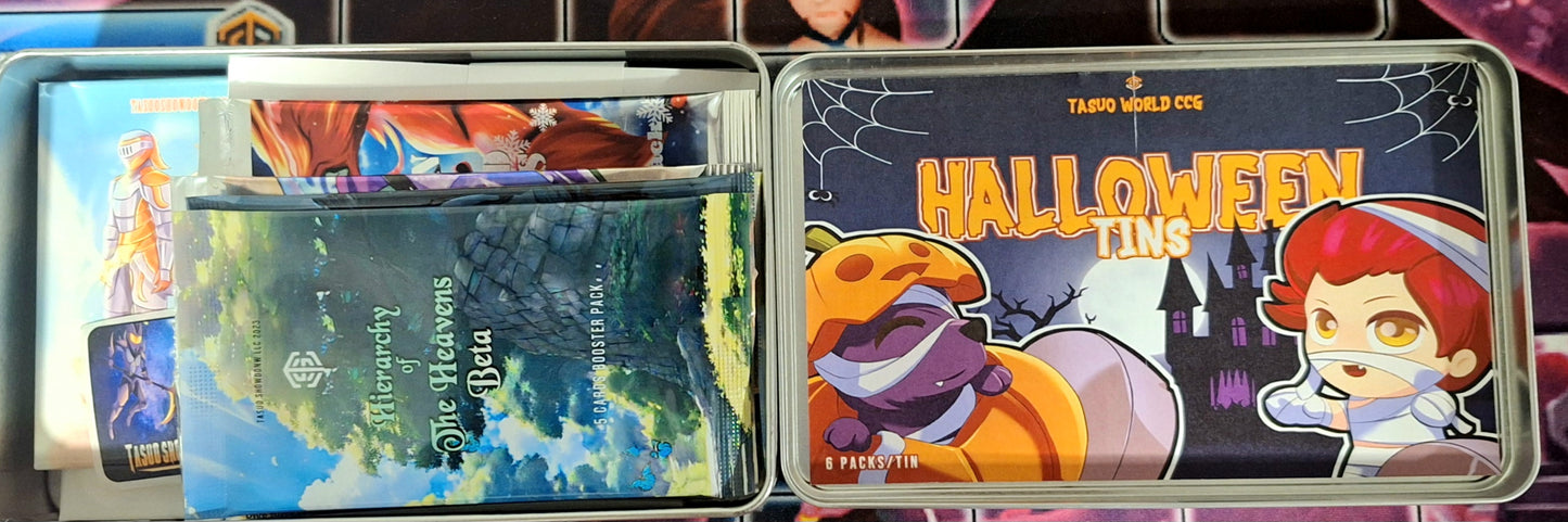 Tasuo World CCG 2025 Halloween Tins