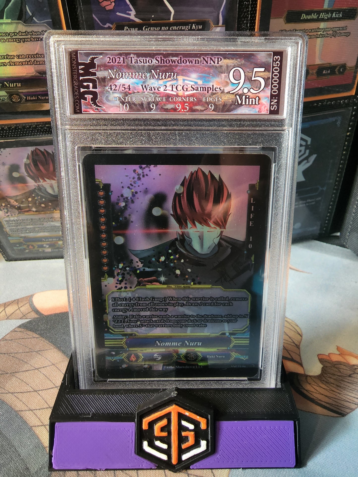 Graded Card: Nomme Nuru Tasuo Mode Alternative Art Sample Slab