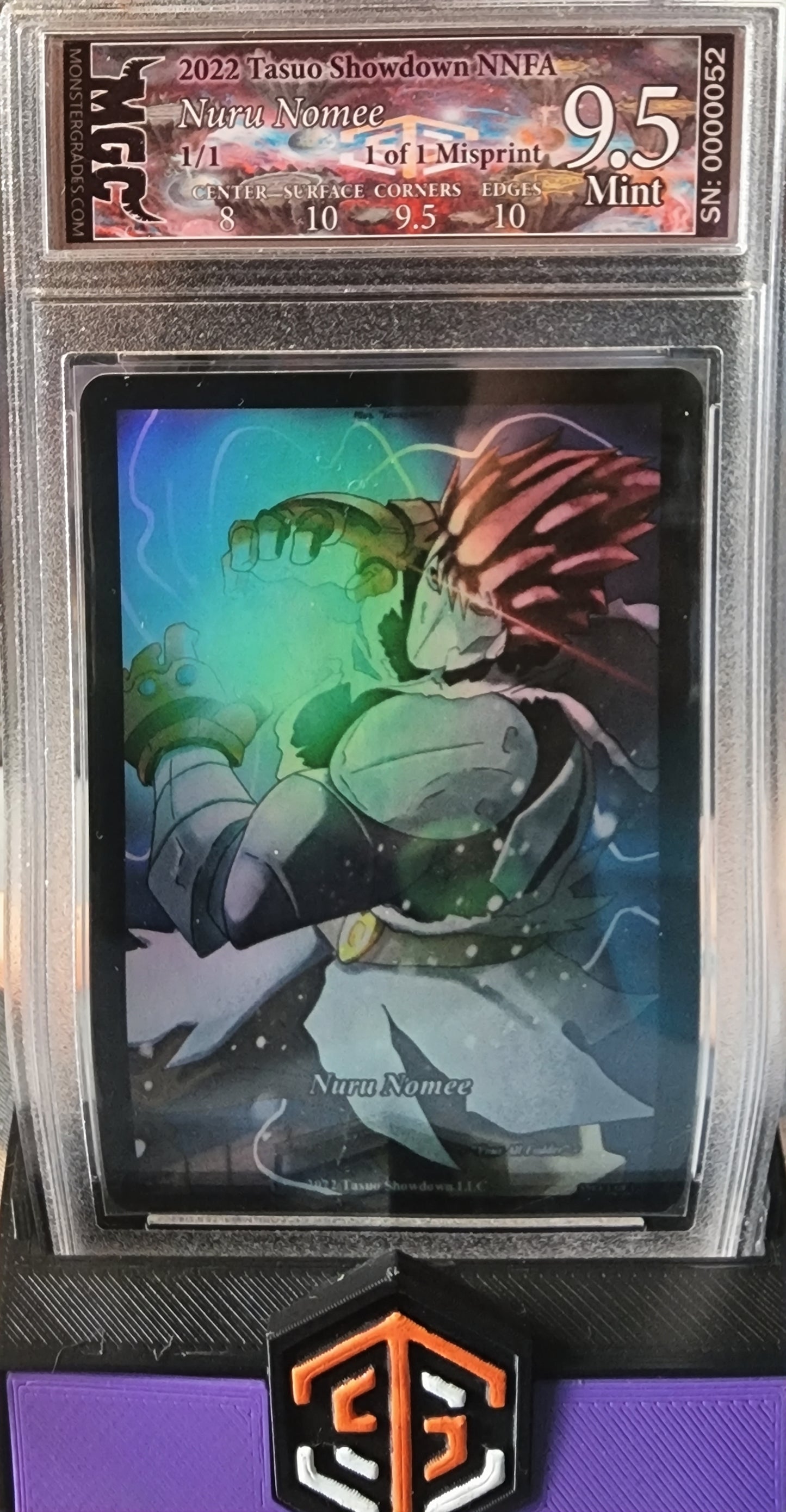 Graded Card: Nomme Nuru Misprint Full Alternative Art Slab 1 OF 1