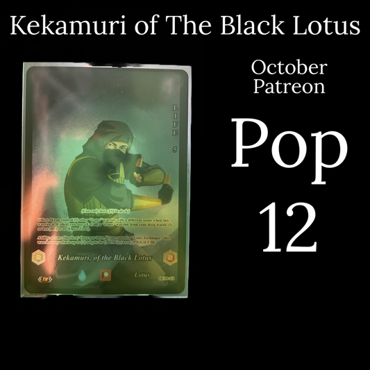 Promo Card: Silver Holo Kekamuri of The Black Lotus Tasuo Rare